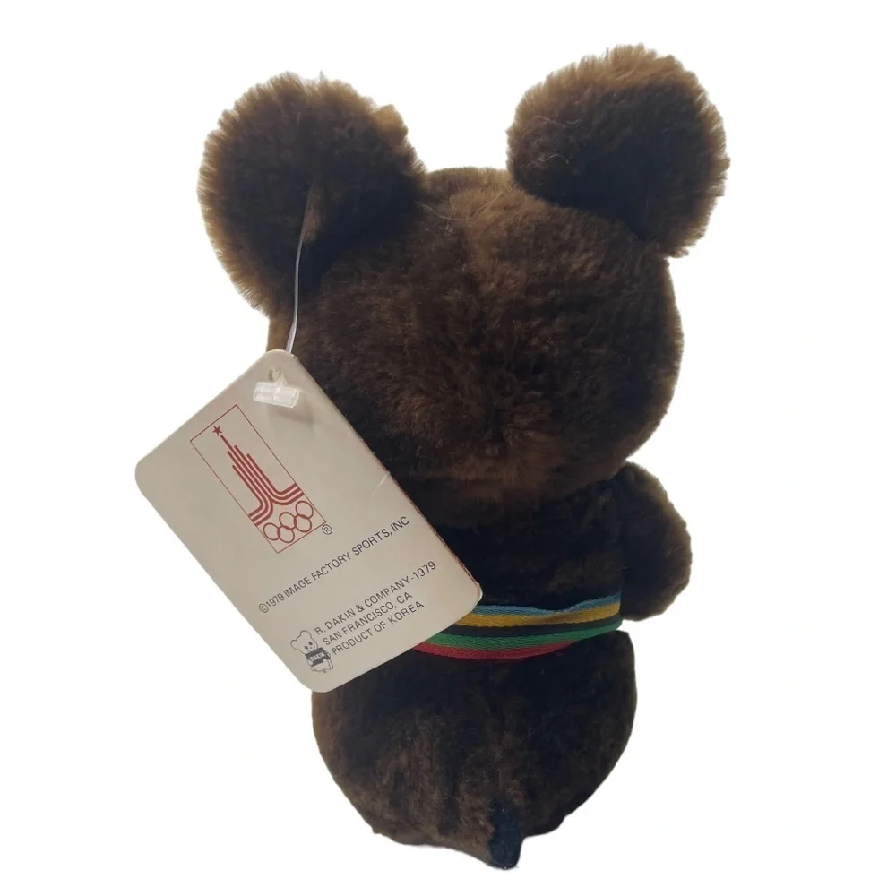 NWT Vintage Misha The Official Mascot Of The 1980 Moscow Olympic Games Plush
